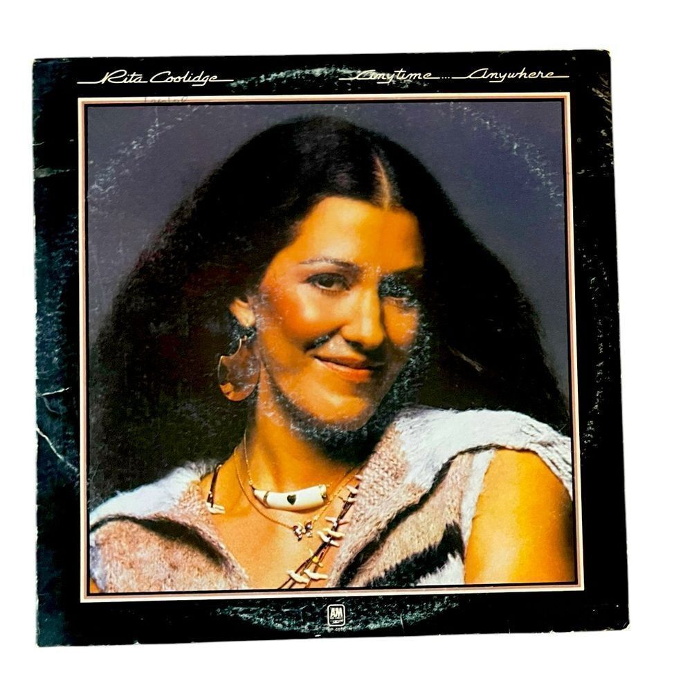 RITA COOLIDGE - ANYTIME…ANYWHERE 1977 SOUL LP A&M RECORDS VINYL RECORD‎